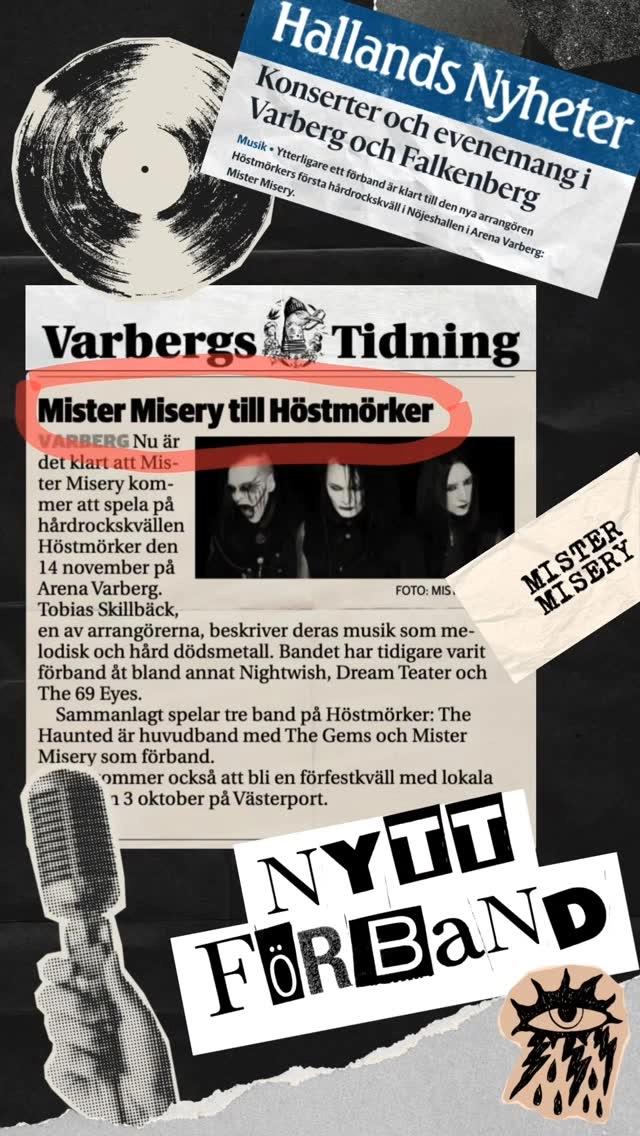 Höstmörker - The Haunted med Mister Misery & The Gems