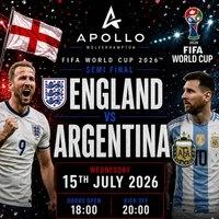 FIFA World Cup 2026 - England vs Argentina - SEMI FINAL