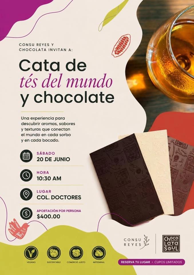 Cata de tés del mundo y chocolate