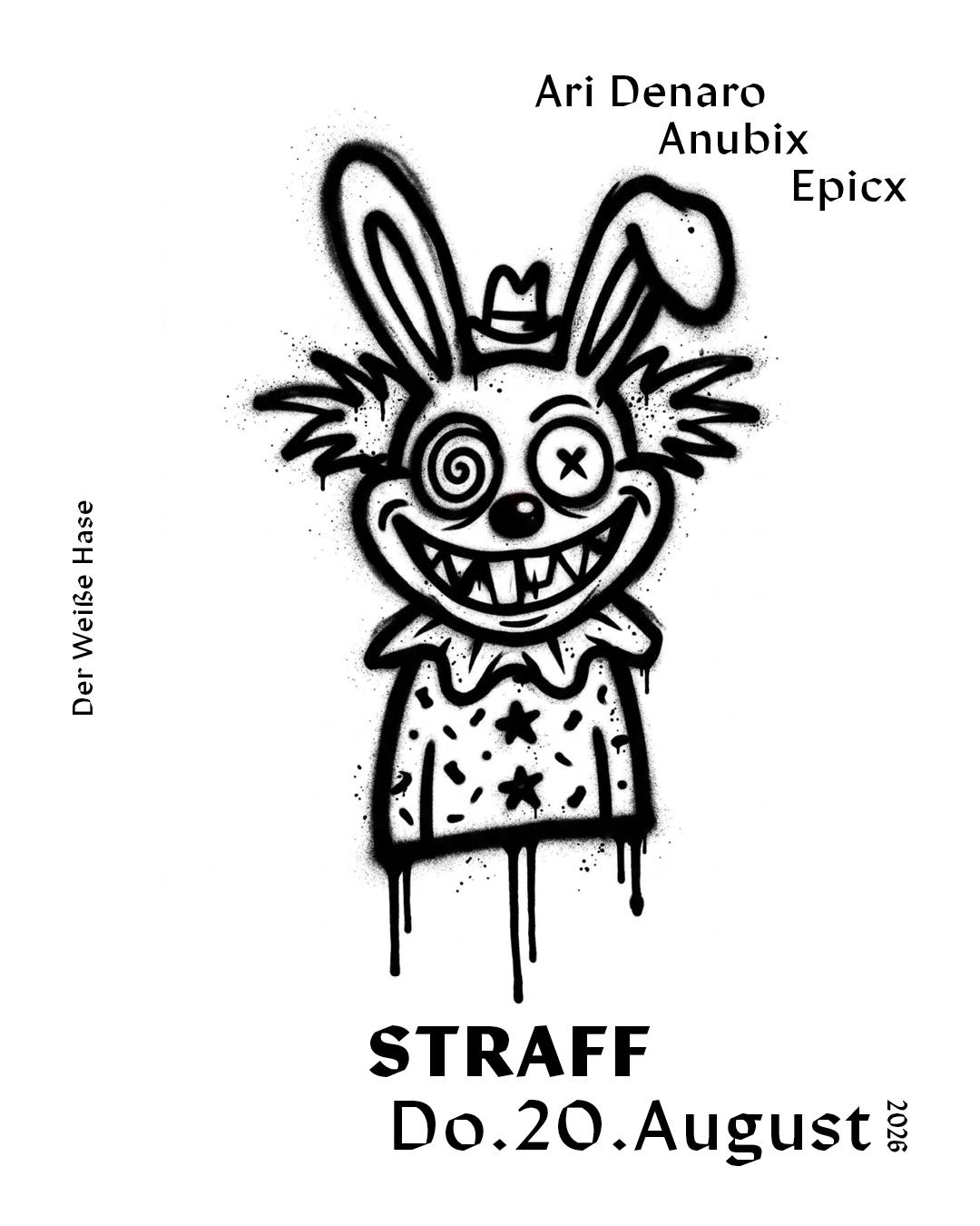 STRAFF / Techno Thursday / 5€ until 1 AM
