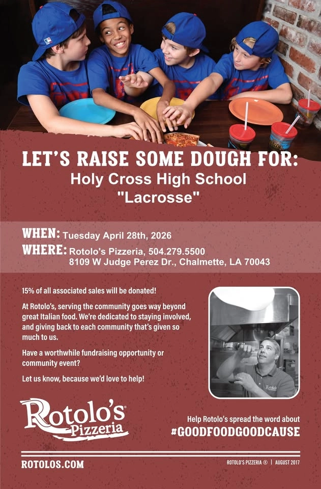 Holy Cross High School "Lacrosse" Fundraiser