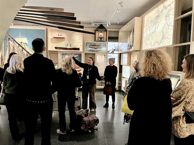 Introduktionsvisning av utställningen POST