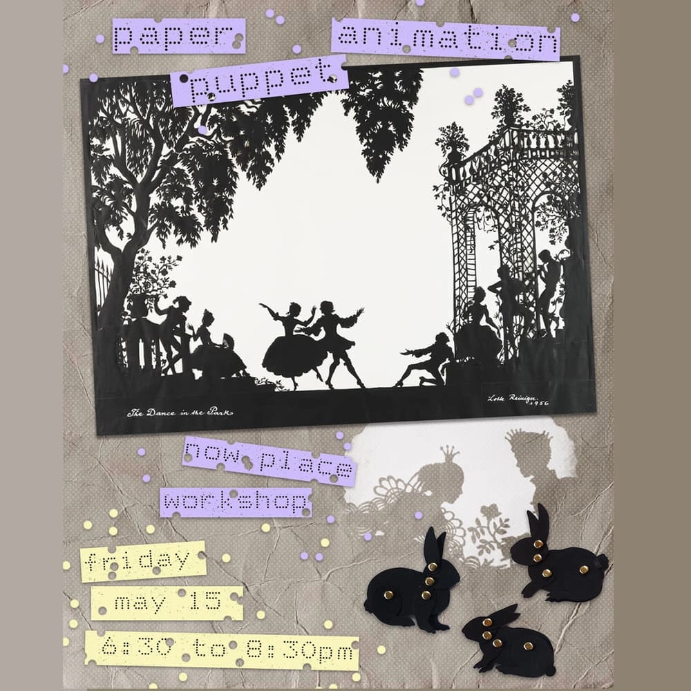 Paper puppet animation workshop ✦ 纸偶动画工作坊