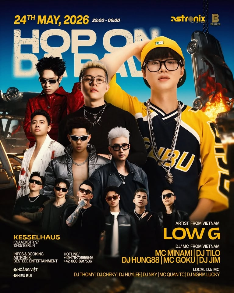 24.05.2026 HOP ON DA RAVE @Kesselhaus