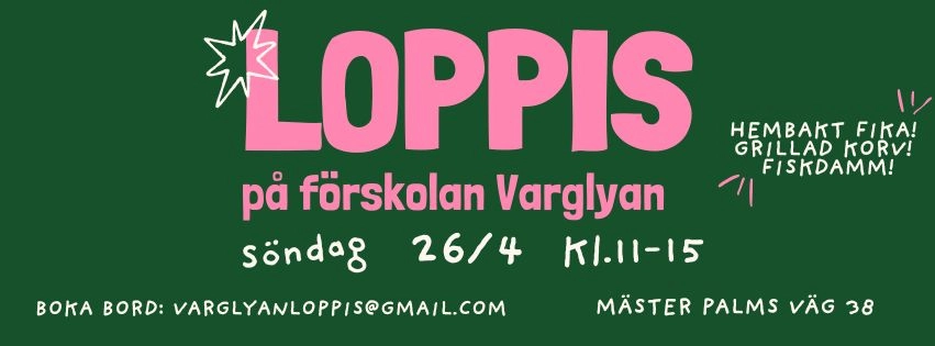 Vårloppis på Varglyan!