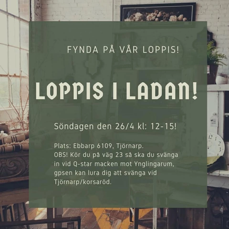 Loppis i ladan