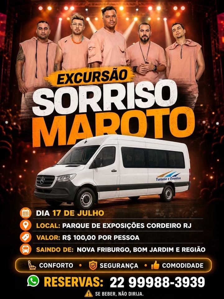Excursão show Sorriso Maroto