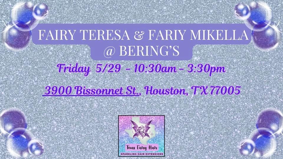 Texas Fairy Hair POP UP with FAIRY TERESA & FAIRY MIKELLA