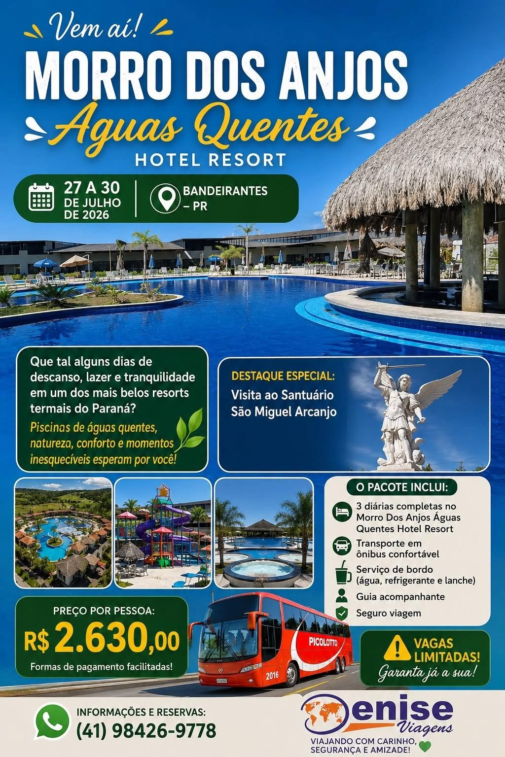🌿💦 MORRO DOS ANJOS ÁGUAS QUENTES HOTEL RESORT 💦