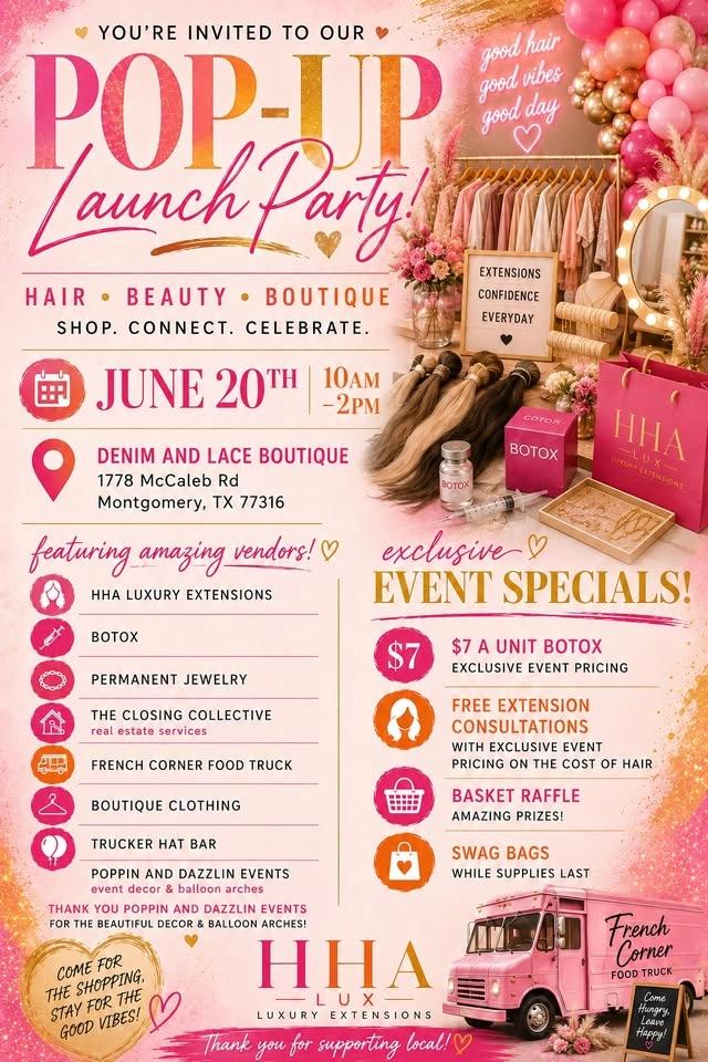 POP-UP LAUNCH PARTY