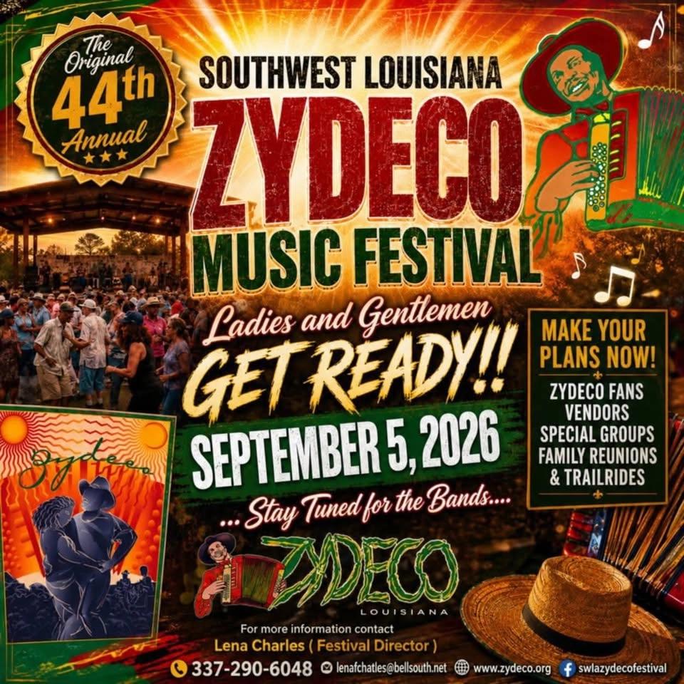 44th Annual Original Southwest Louisiana Zydeco Music Festival