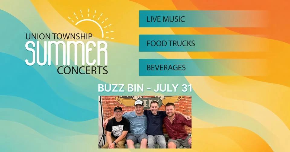 Buzz Bin at Union Township Summer Concerts