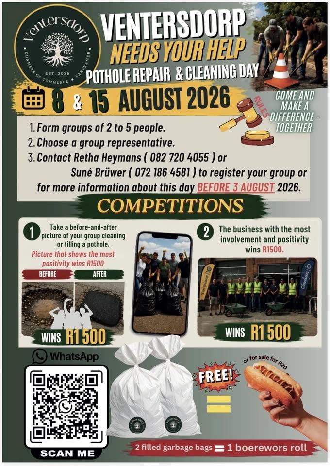 Pothole repair & cleaning days