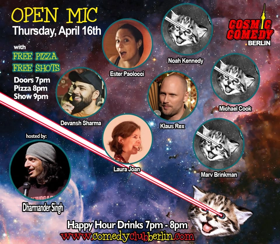 Cosmic Comedy Berlin OPEN-MIC THURSDAY