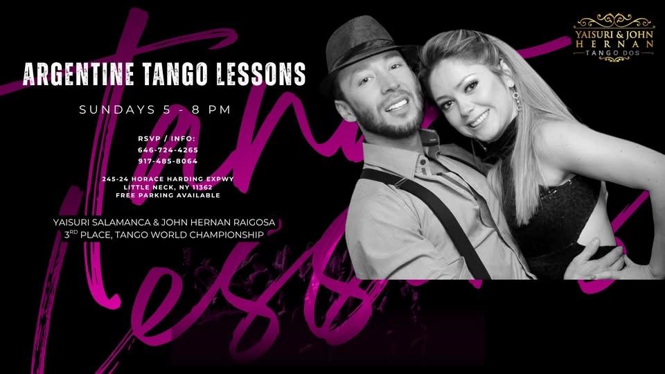 Sunday Argentine Tango Class + Practica in Little Neck, NY (5:00–8:00 PM)
