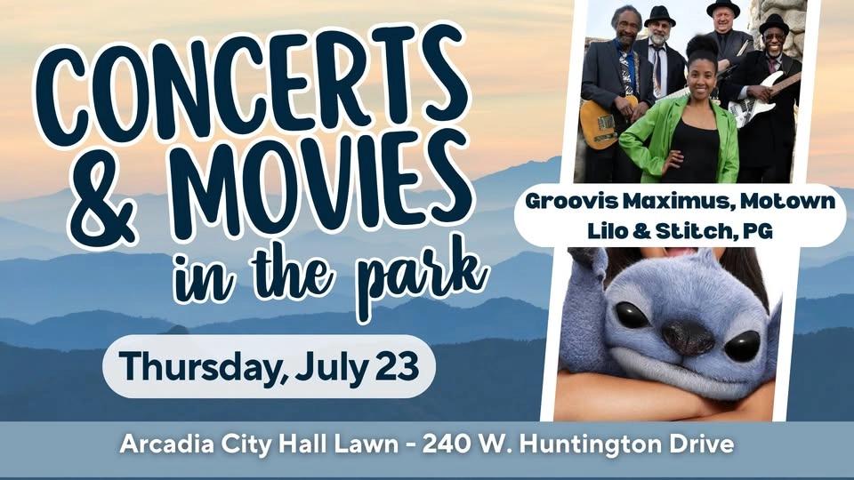 Concerts & Movies: Groovis Maximus and Lilo & Stitch
