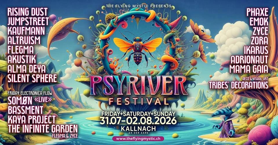 The Flying Mystic PSYRIVER Day-Festival 2026