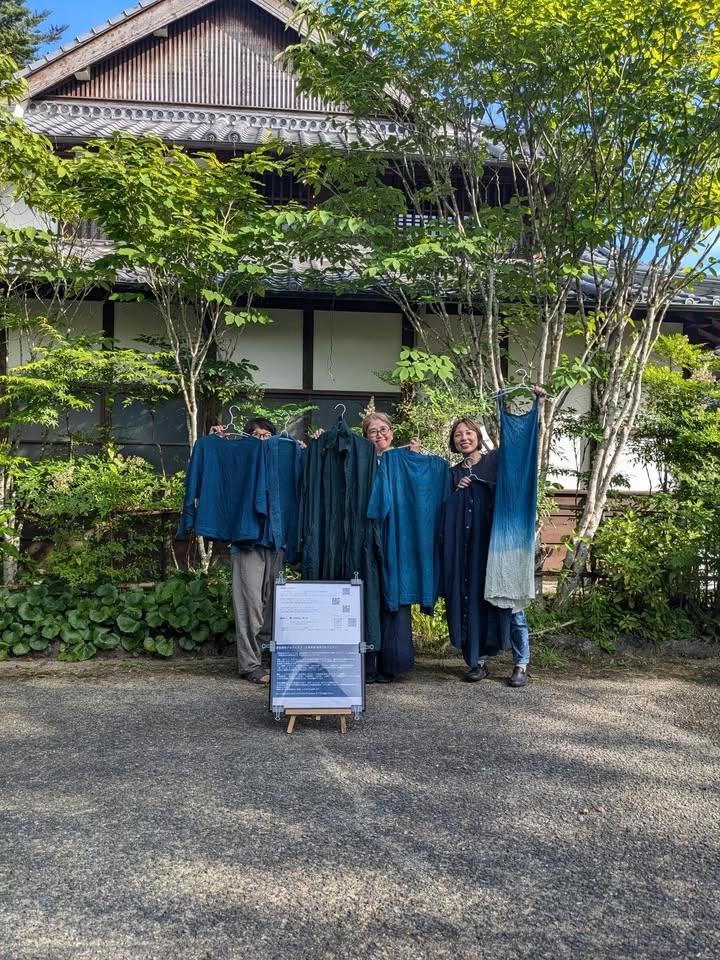 蓼藍染め(化学建て)による染めなおしワークショップ in 旧大内邸(八女市蓼藍栽培プロジェクト)