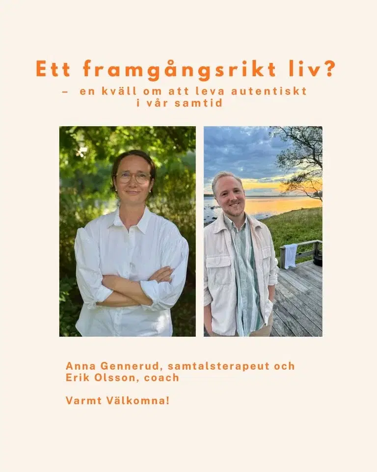 Ett framgångsrikt liv? - en kväll om att leva autentiskt i vår samtid