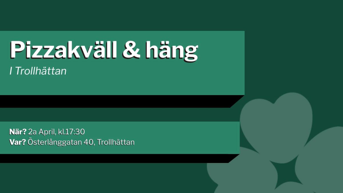 Pizzakväll i Trollhättan!