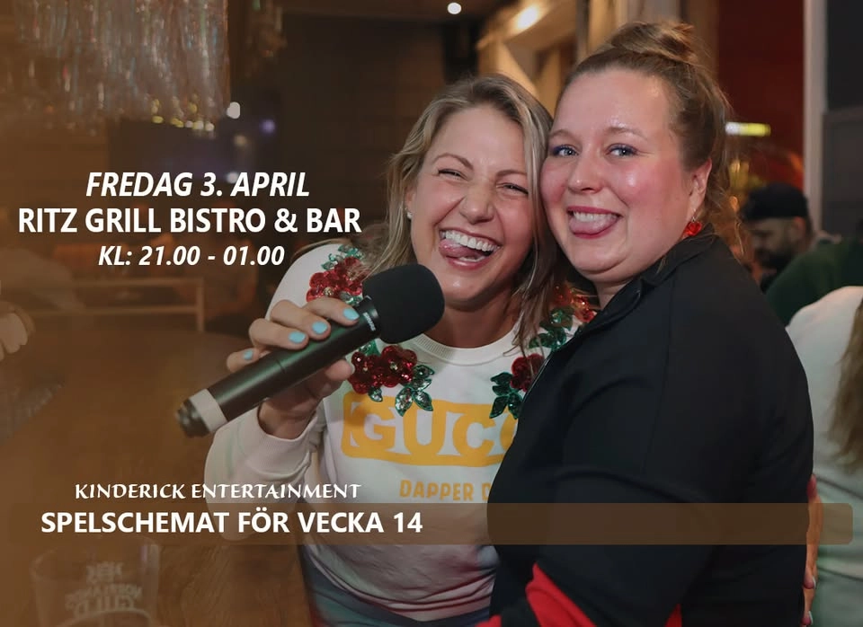 Karaoke & Dans på Ritz Grillbistro & Bar