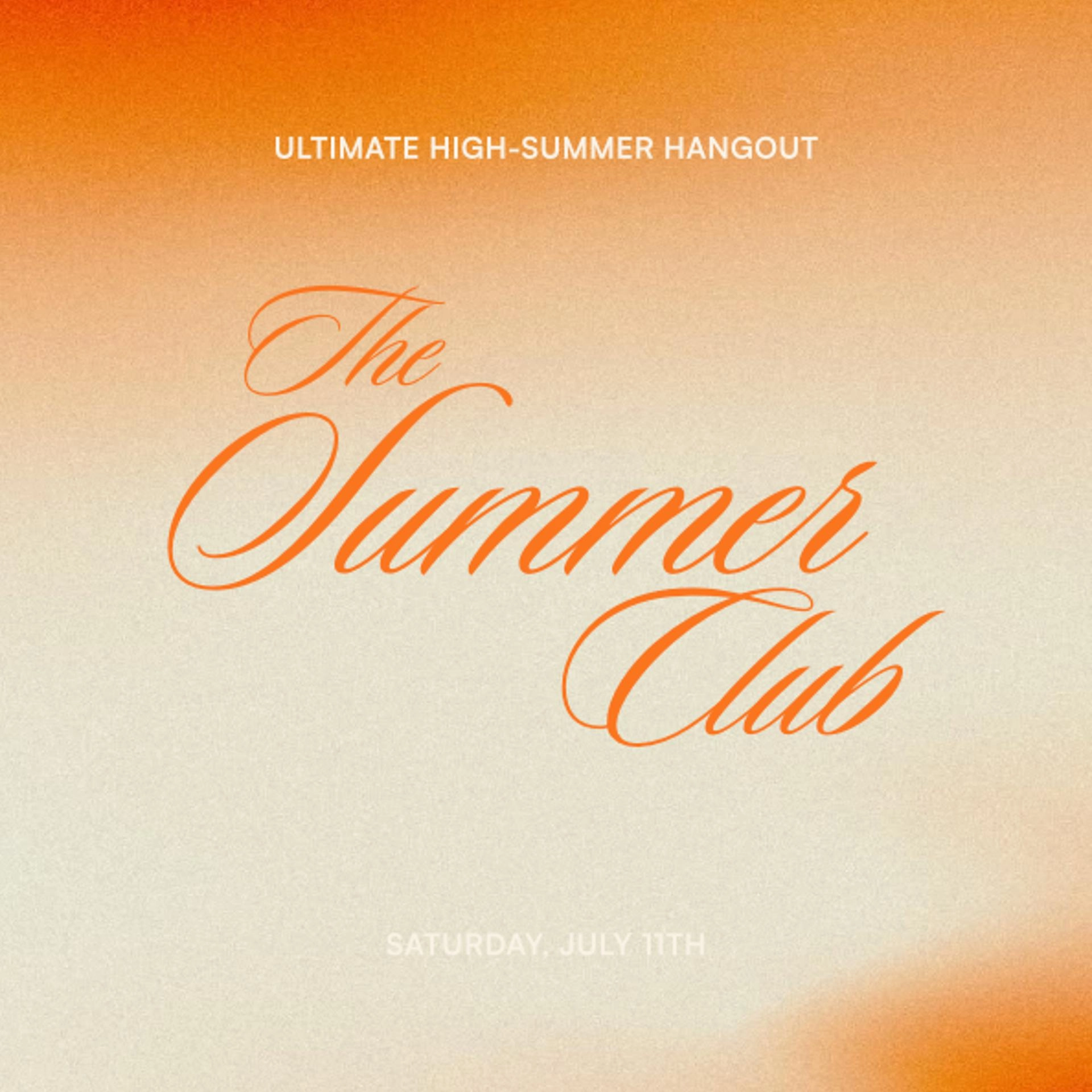 The Summer Club - Styling Experience