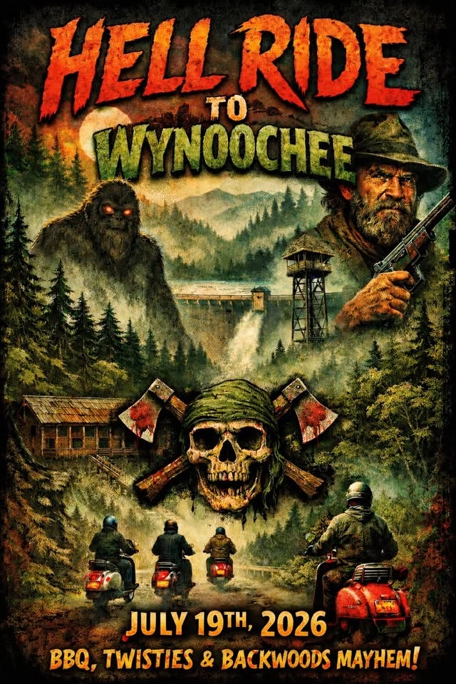 Hell Ride To Wynoochee ( Hosted By SCREAMIN BEEZ SC) All Bikes Welcome