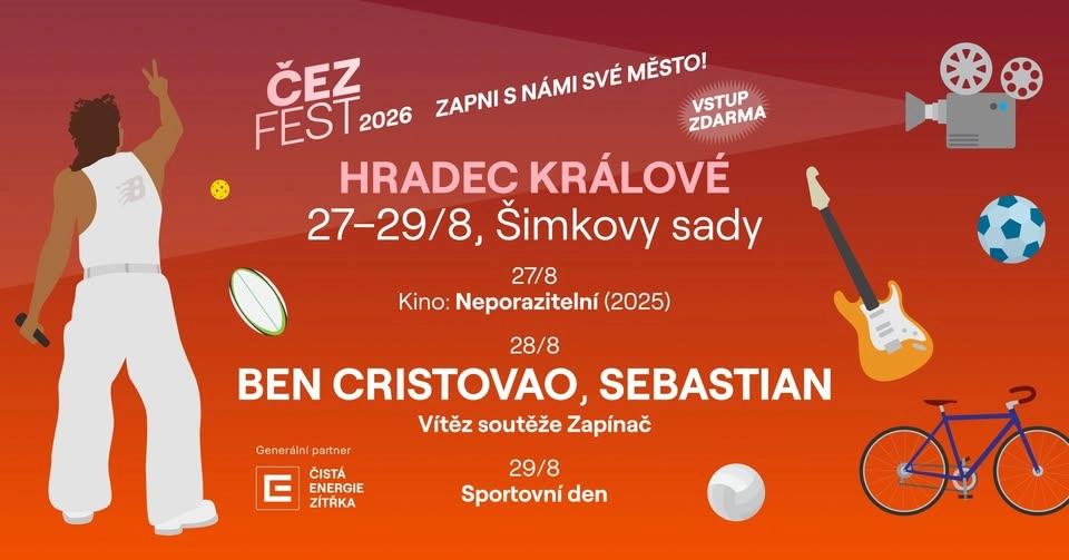 ČEZFEST - Hradec Králové | Ben Cristovao & Sebastian