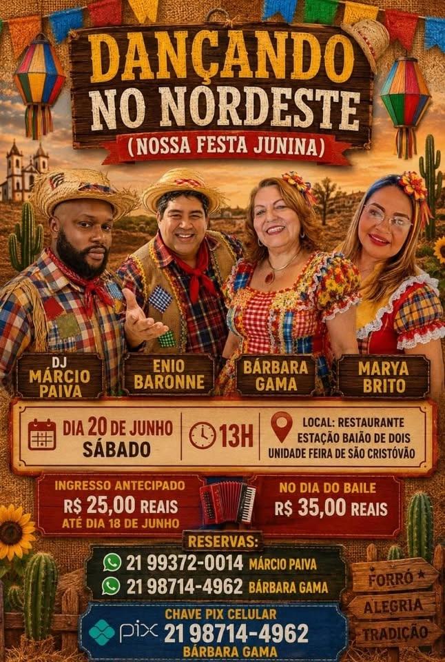 DANÇANDO NO NORDESTE (NOSSA FESTA JUNINA)