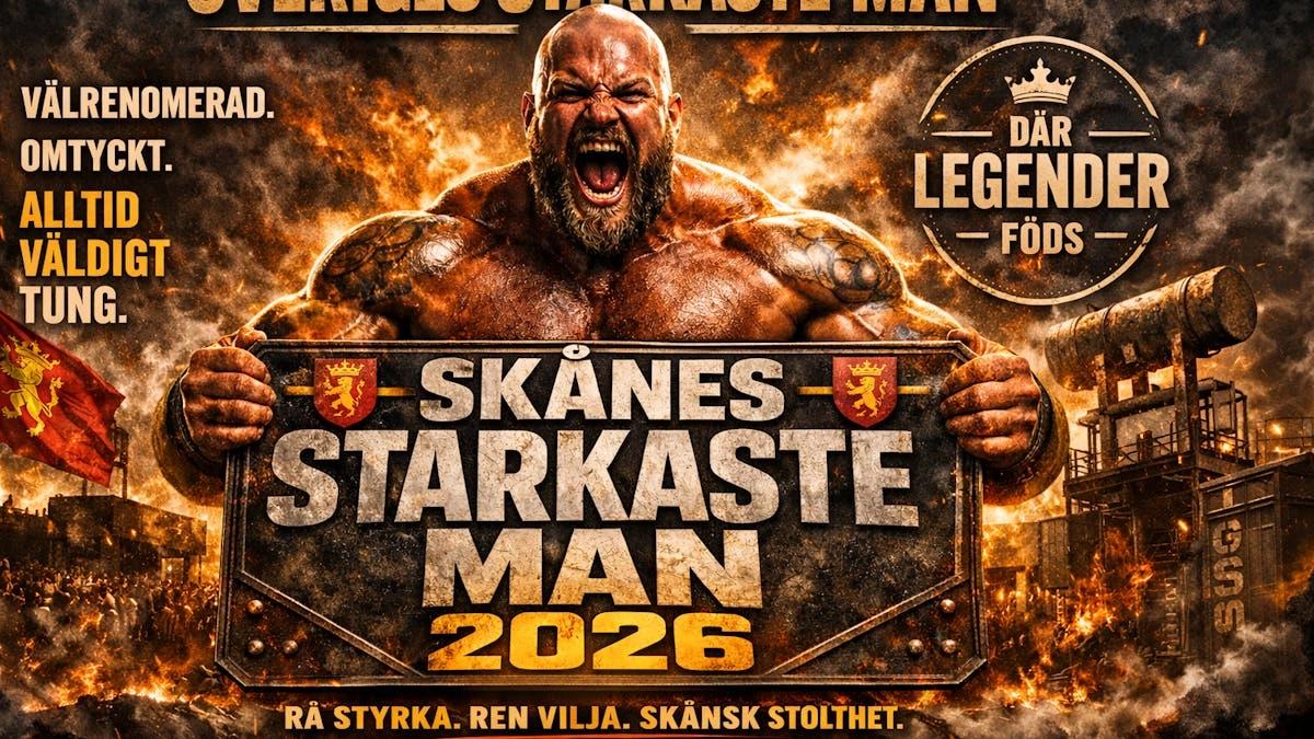 Skånes Starkaste man 2026