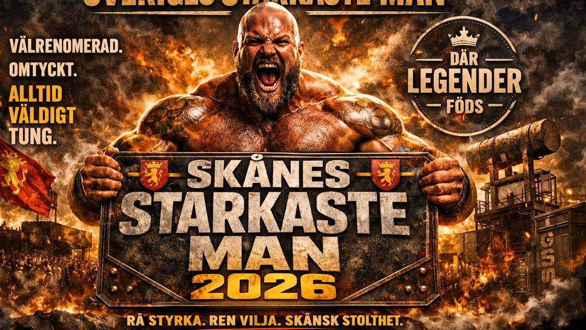 Skånes Starkaste man 2026