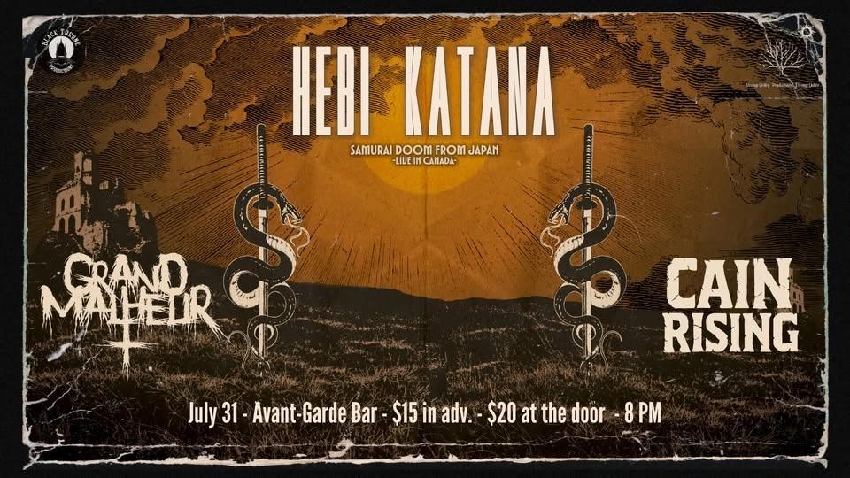 HEBI KATANA | GRAND MALHEUR | CAIN RISING @AVANT-GARDE, OTTAWA