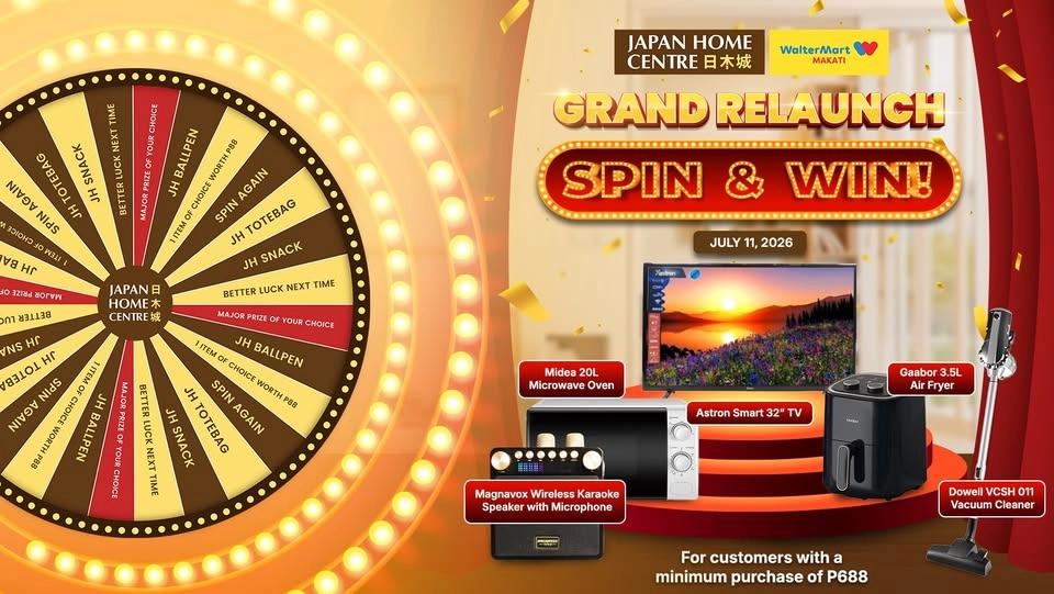 Grand Relaunch - Japan Home Centre | WalterMart Makati