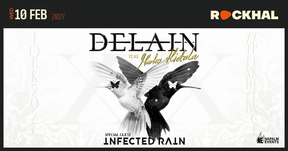 DELAIN + INFECTED RAIN • Rockhal, Luxembourg