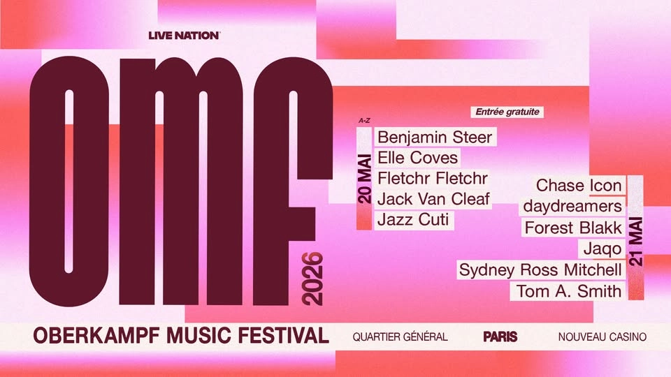 OBERKAMPF MUSIC FESTIVAL 2026 | 20 & 21 MAI | ENTRÉE GRATUITE