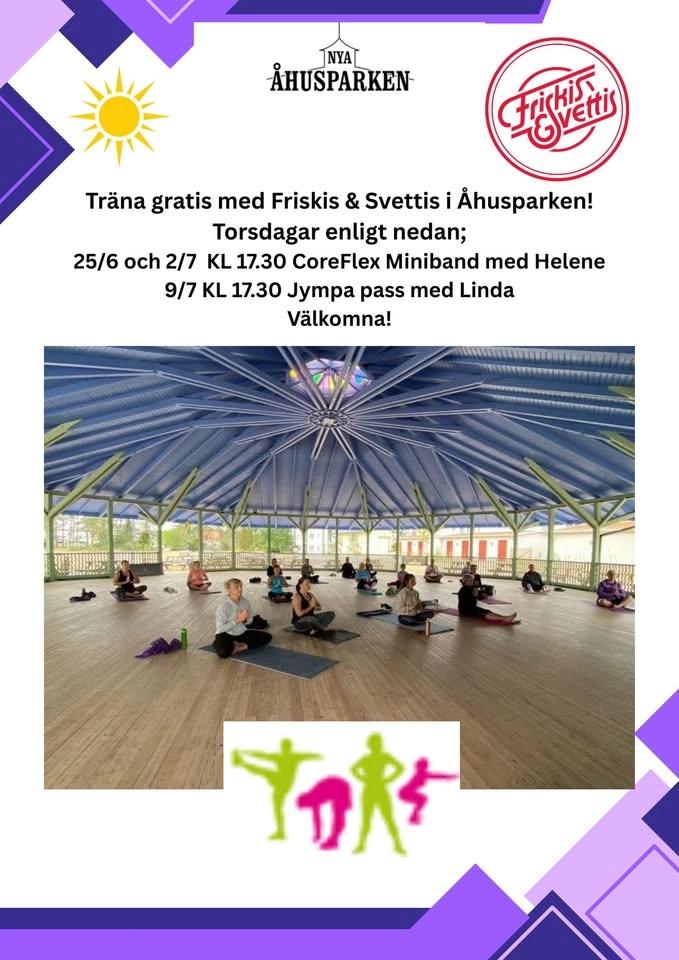 Träna gratis med Friskis & Svettis i Nya Åhusparken!