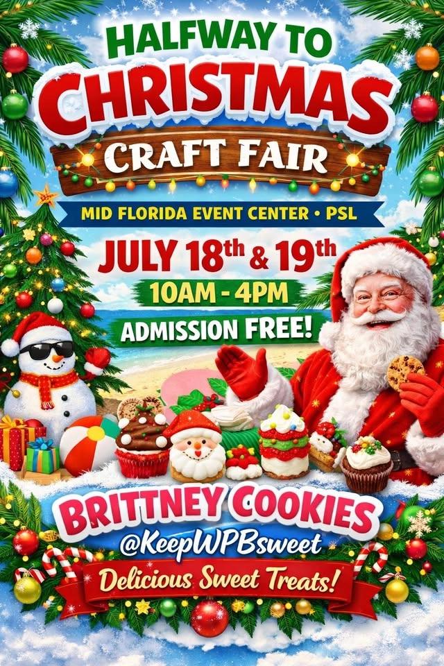 Halfway to Christmas Craft Fair -PSL