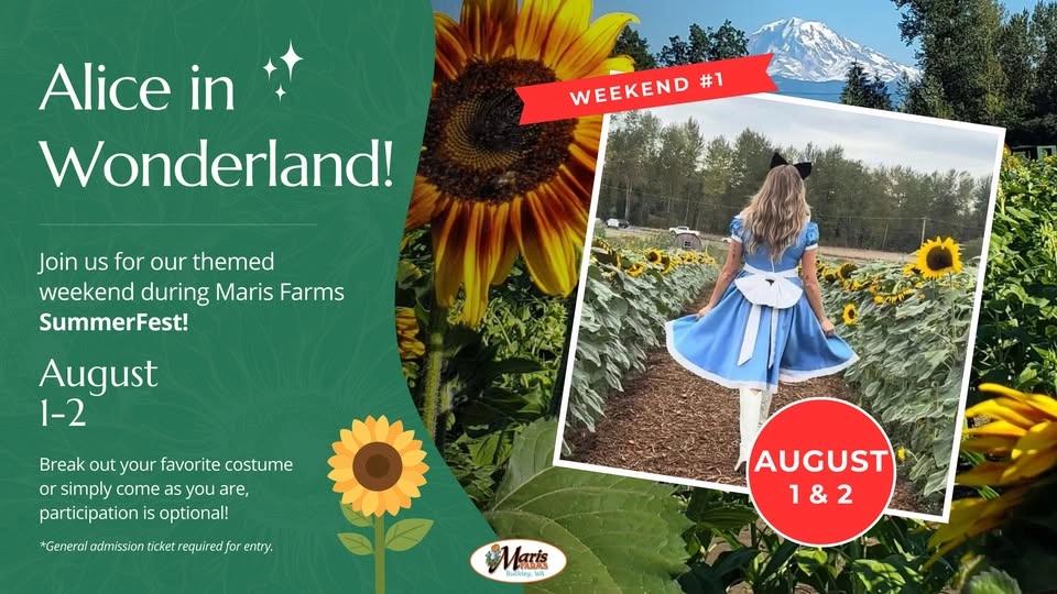 Alice in Wonderland Weekend! | SummerFest at Maris Farms