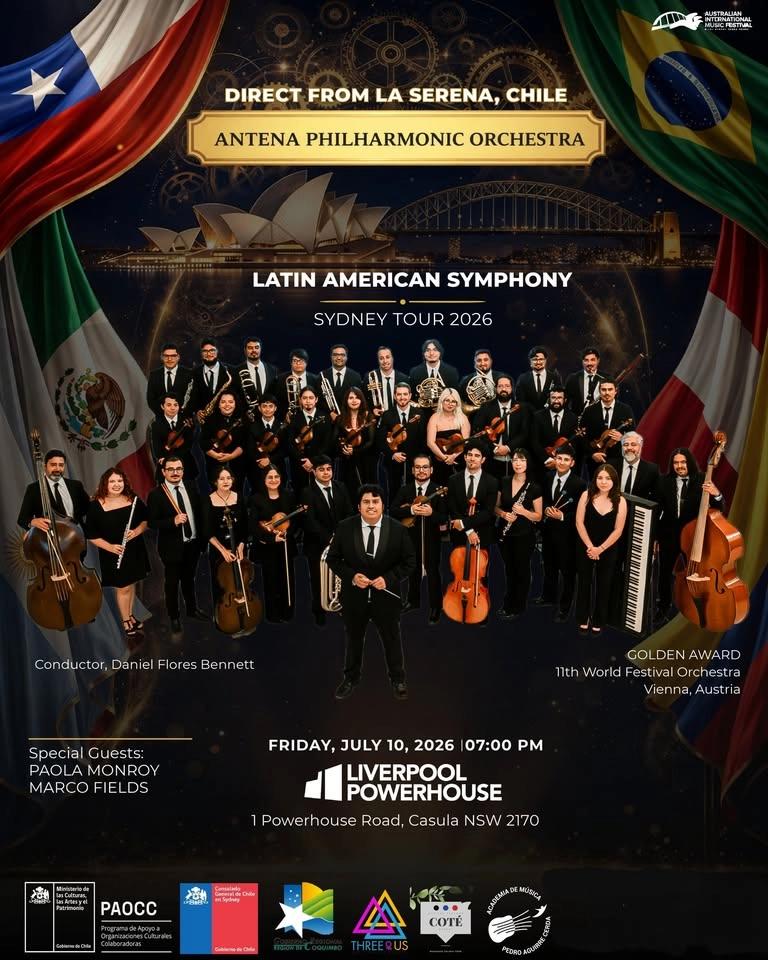 LATIN AMERICAN SYMPHONY | Sydney Tour 2026 with Antena Philharmonic Orchestra of Chile