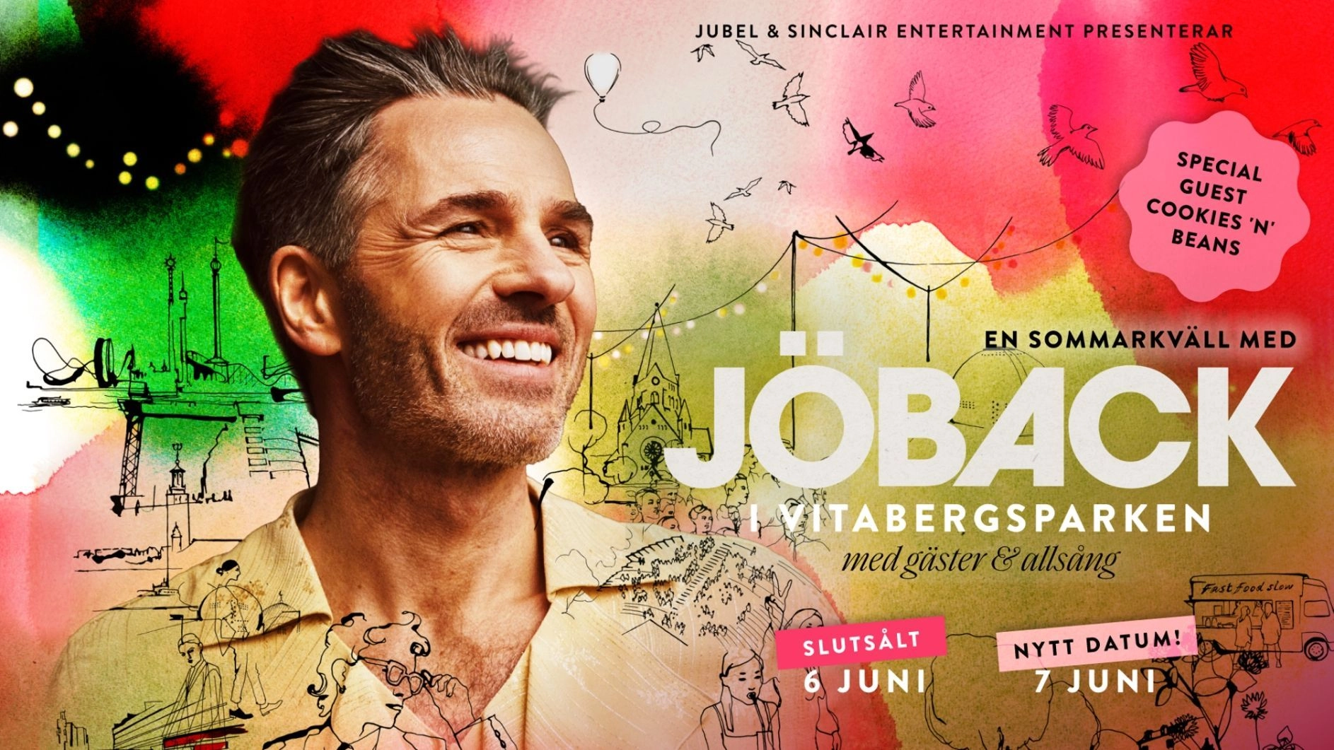 En sommarkväll med Jöback i Vitabergsparken