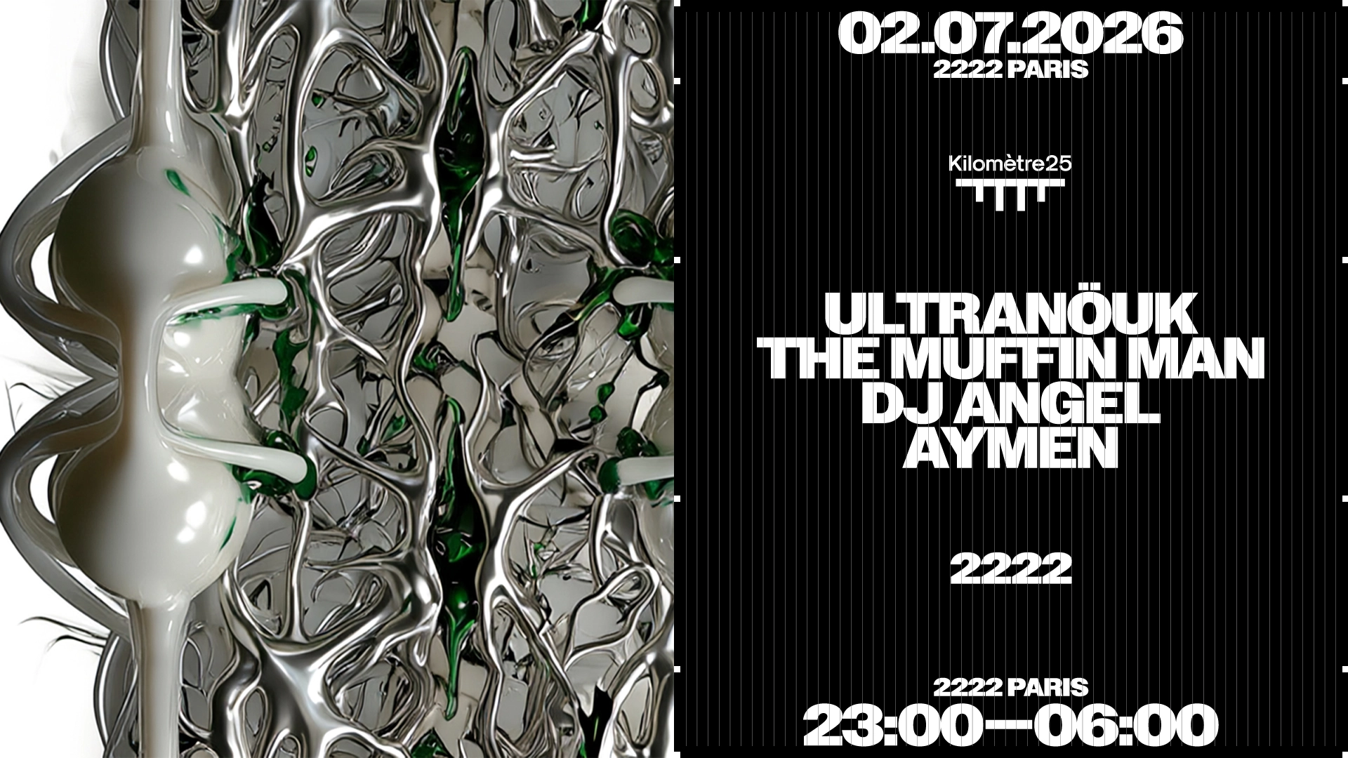2222: ULTRANOUK, DJ ANGEL, THE MUFFIN MAN, AYMEN