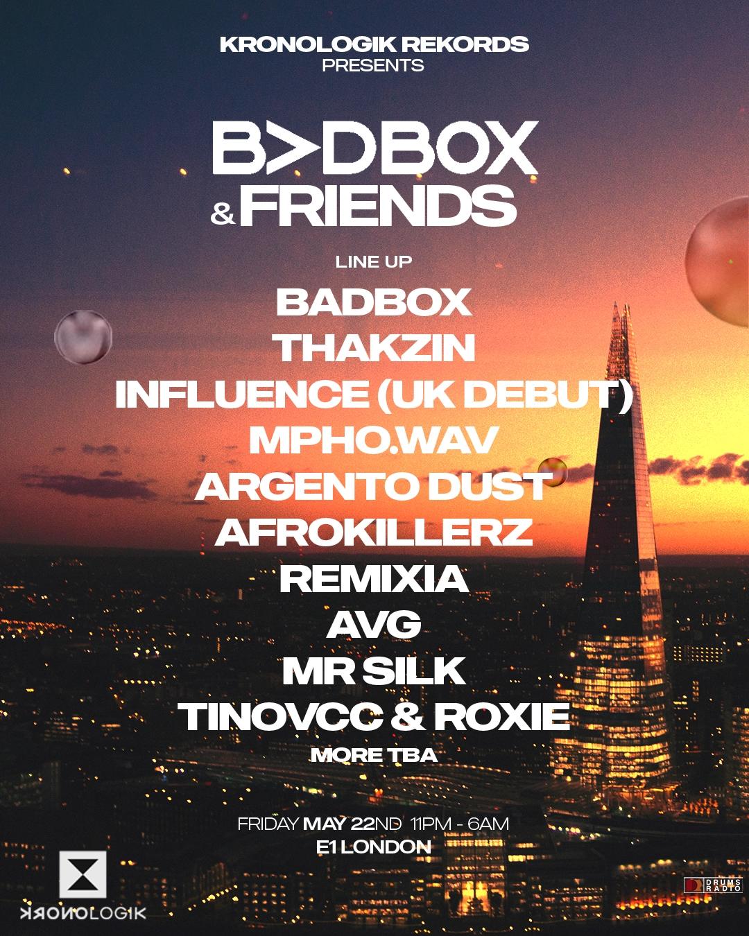 Kronologik Rekords presents: BADBOX & Friends