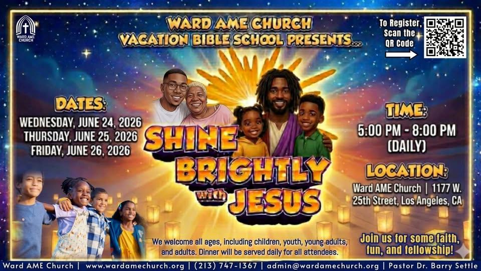 Vacation Bible School “Shine Brightly with Jesus”