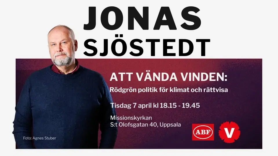 Jonas Sjöstedt i Uppsala