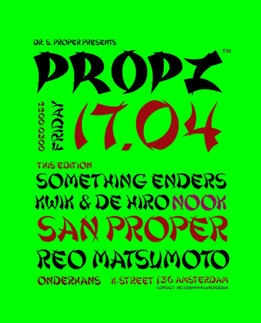 San Proper presents PROPZ