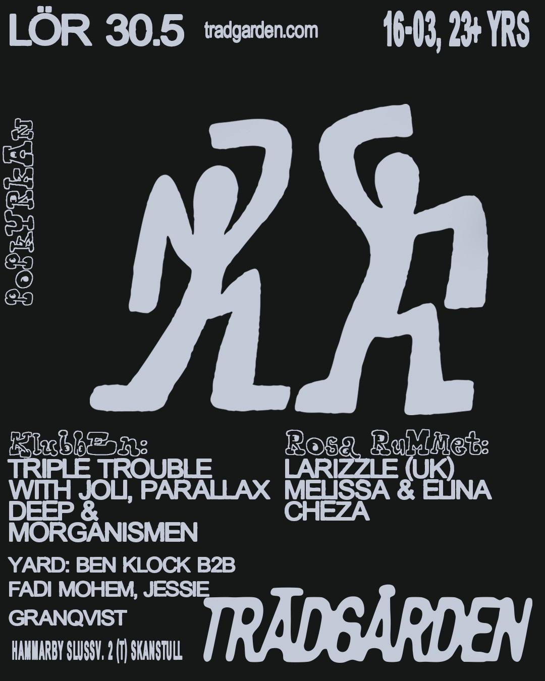 TRIPLE TROUBLE with Joli, Parallax Deep & Morganismen