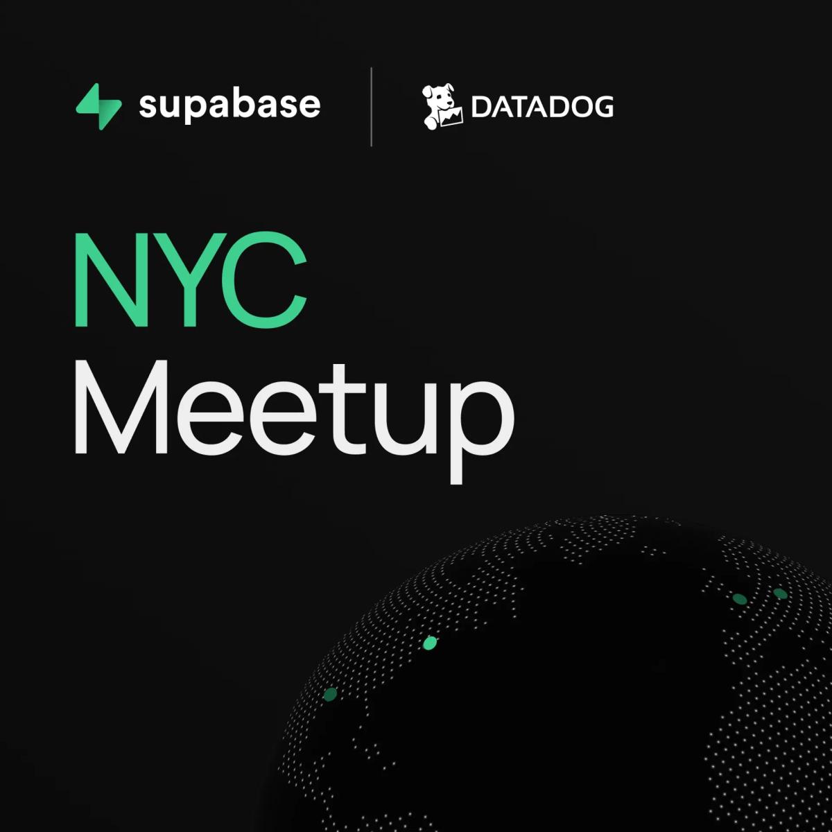 Supabase x Datadog: Meetup