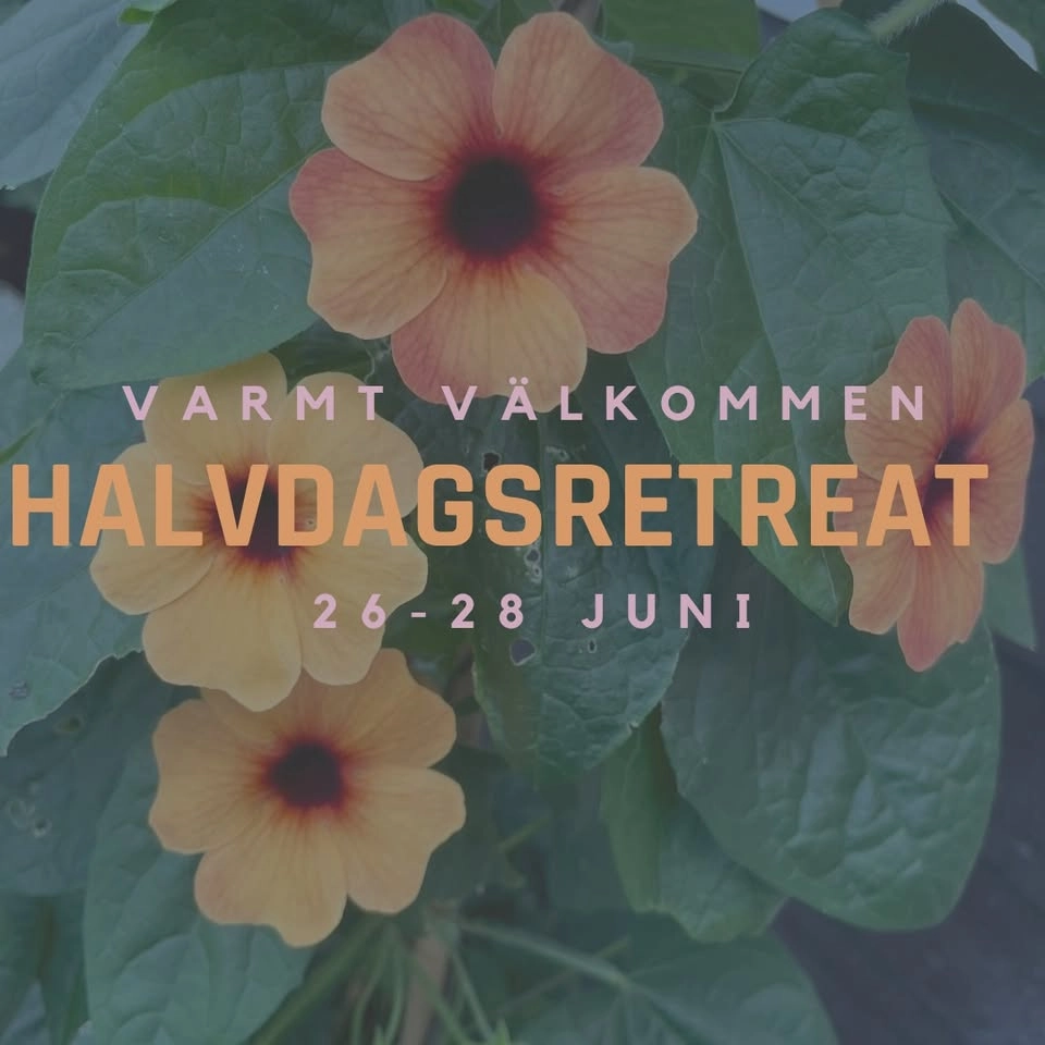 Halvdagsretreat 26-28 juni
