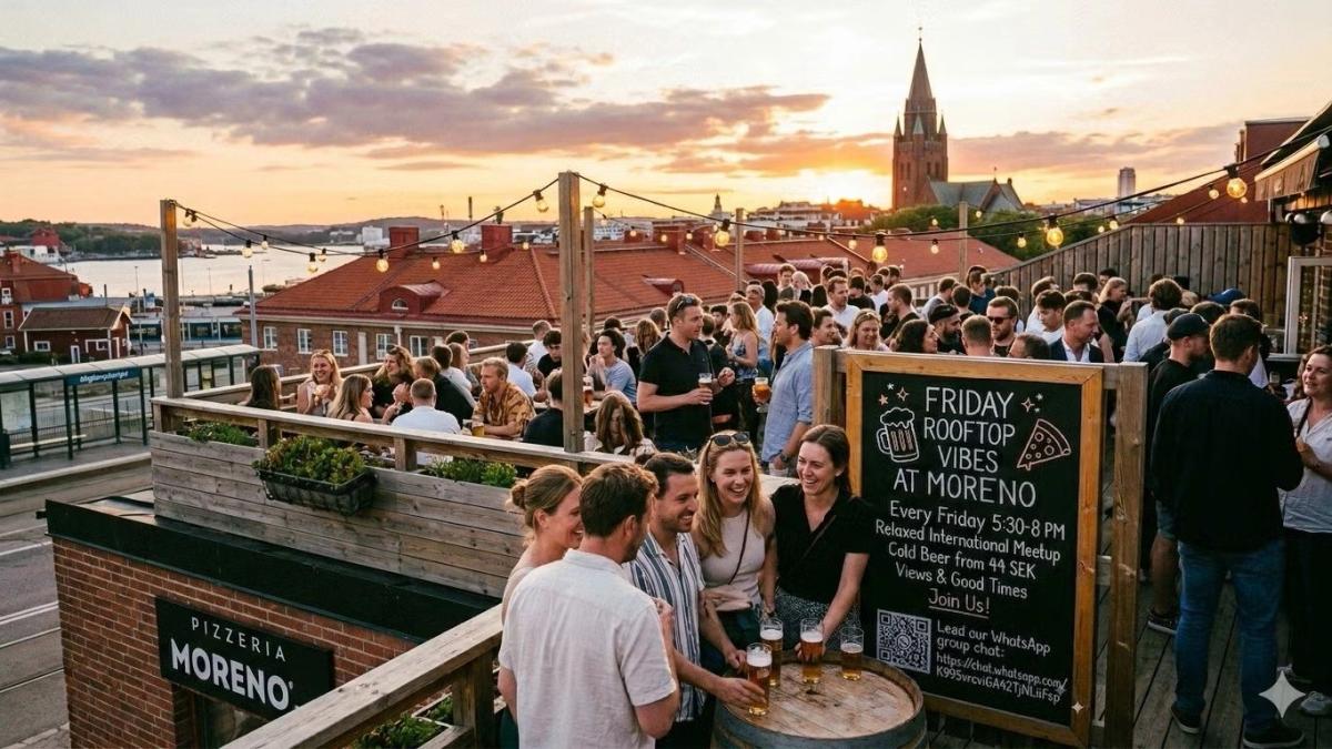 Friday Rooftop Vibes at Moreno 🍹 🌇