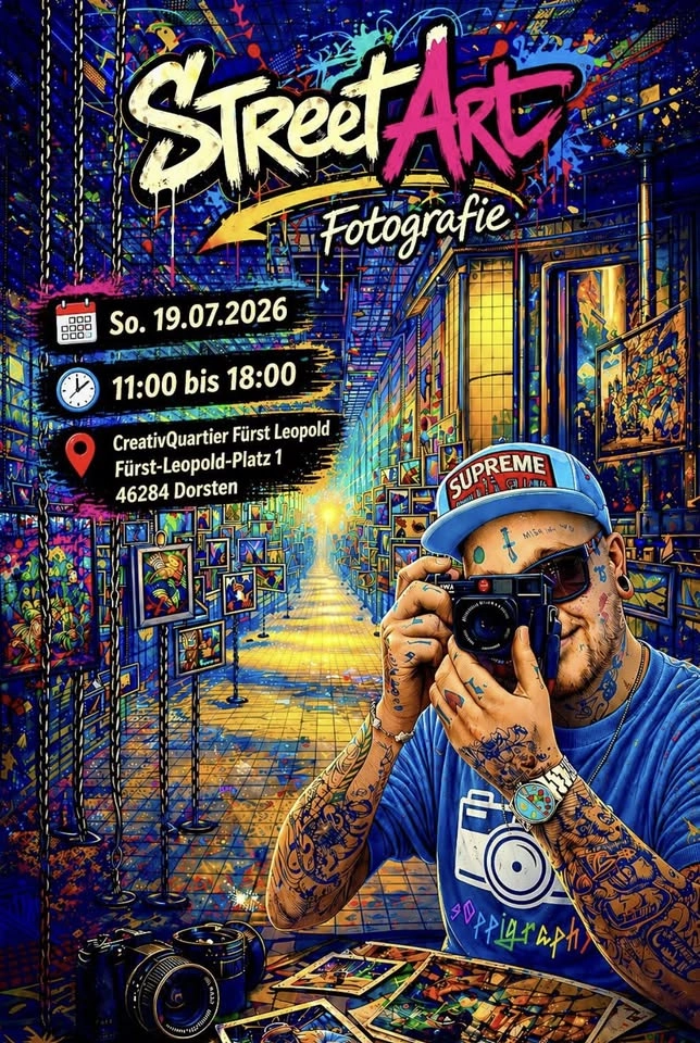 Kunststellung in der Kaue Street-Art-Fotografie von s0ppigraphy